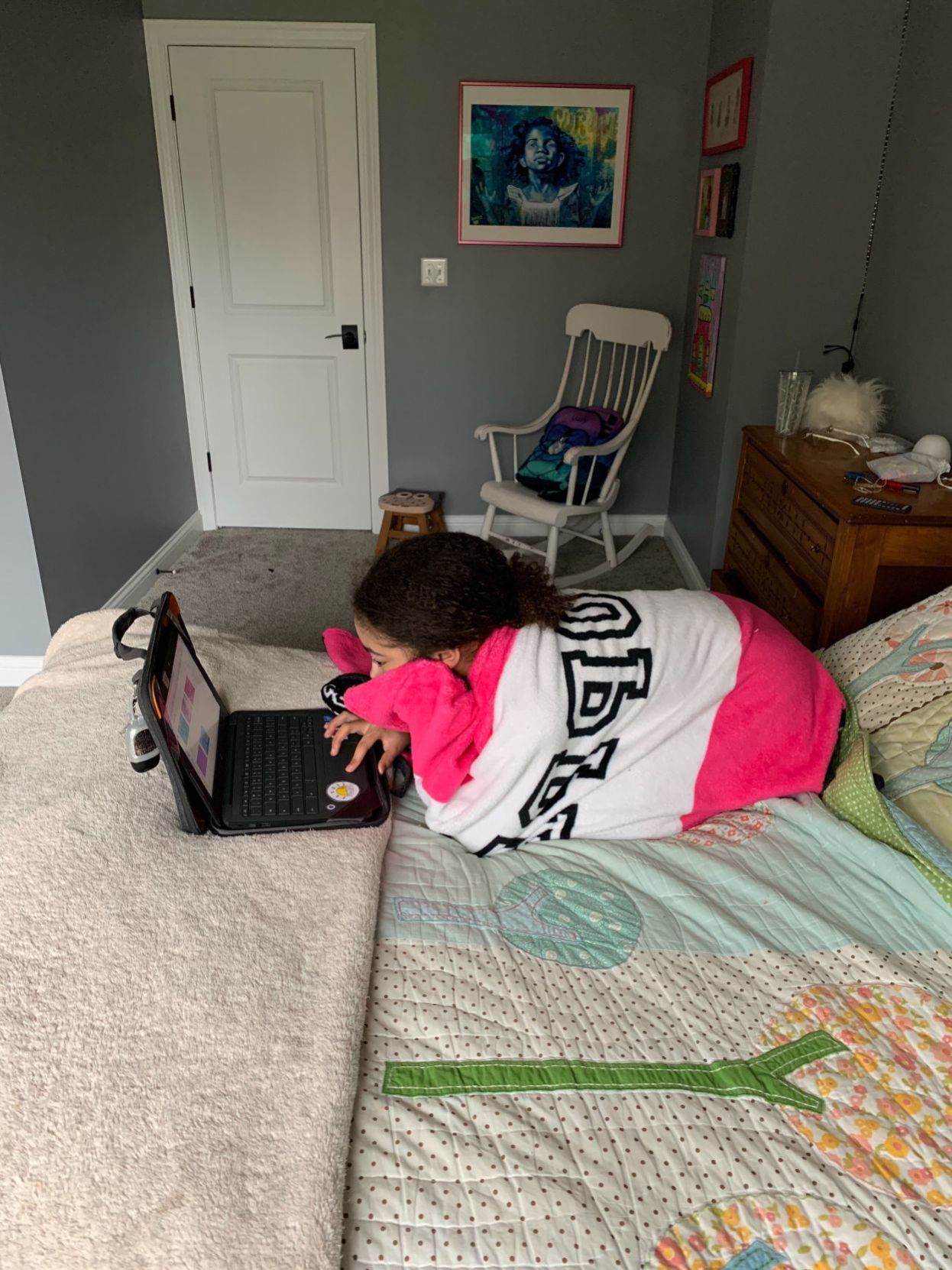 4/19/20 Kids e-learning from home